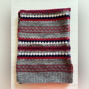 GAP Scarf Unisex Wool Blend Multicolor